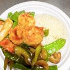 Best Shrimp with Snow Peas雪豆虾 in Geneseo, IL